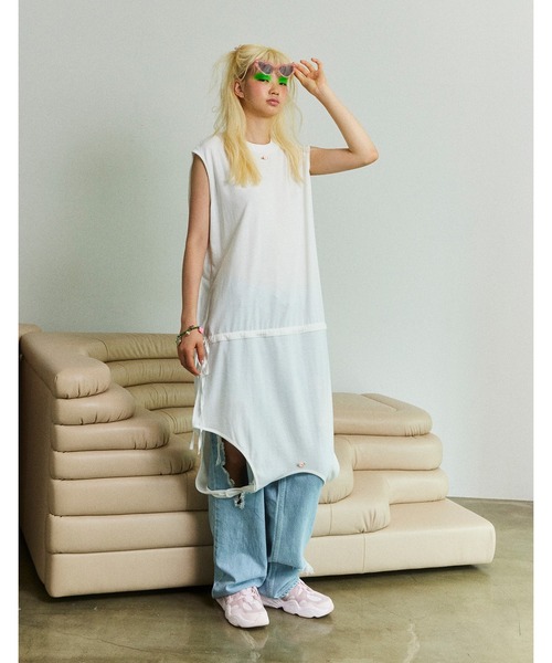 《little sunny bite》2way summer tank dress