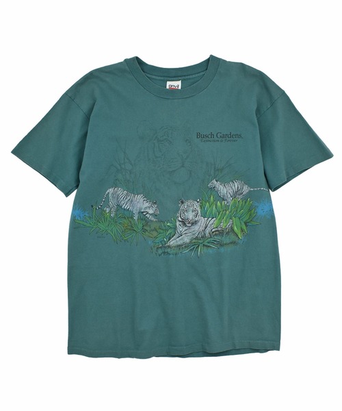 【USED】90’s anvil “TIGER” アニマル Tシャツ USA製
