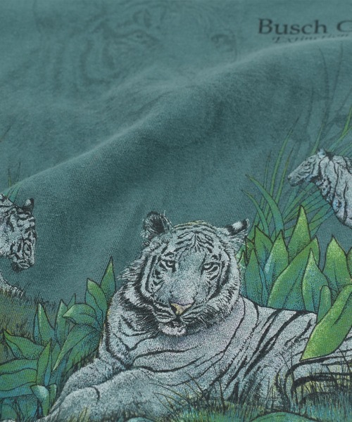 LABORATORY R(ラボラトリーアール)の「【USED】90’s anvil “TIGER” アニマル Tシャツ USA製(Tシャツ/カットソー・メンズ・グリーン・LARGE)」の3枚目の写真