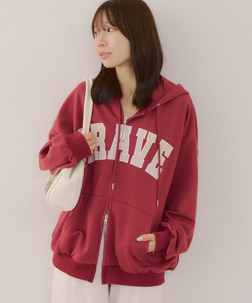 セール】BIGロゴZIPパーカー（パーカー）｜Another Branch olive