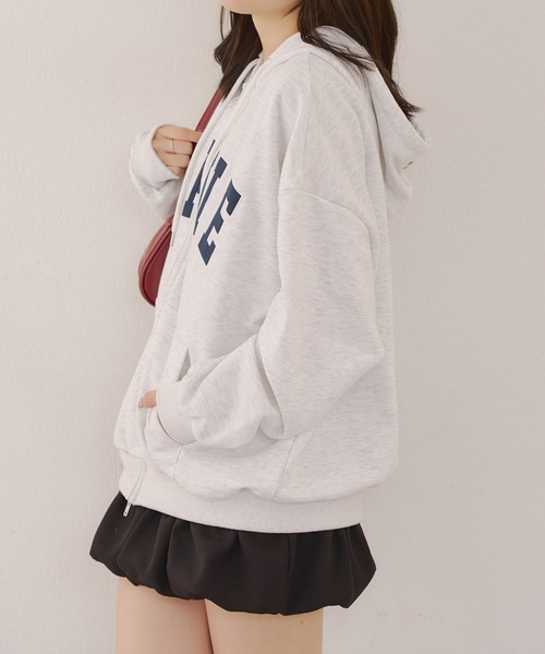 セール】BIGロゴZIPパーカー（パーカー）｜Another Branch olive