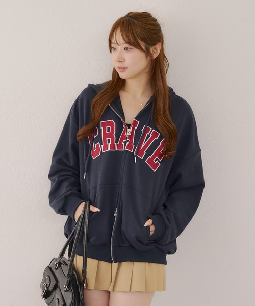 美品✦BRIEFING✦3D LOGO PARKA✦ オリーブ ✦ M MONO-MART（モノマート）の「【CODDERR】ポロ襟ハーフジップ サークル