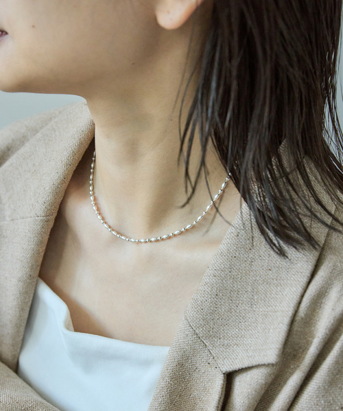 JSjewelry】S925 38cm パールネックレス（ネックレス）｜JOURNAL