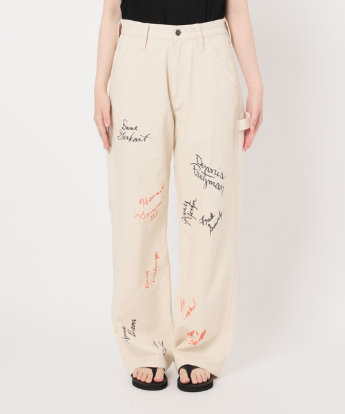 PAYDAY（ペイデイ）の「《追加》別注【PAYDAY】 for JOURNAL STANDARD プリントペインターパンツ（その他パンツ・レディース・キャメル/アイボリー・MEDIUM/SMALL）」の12枚目の写真