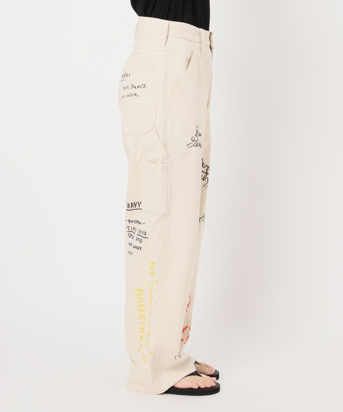 PAYDAY（ペイデイ）の「《追加》別注【PAYDAY】 for JOURNAL STANDARD プリントペインターパンツ（その他パンツ・レディース・キャメル/アイボリー・MEDIUM/SMALL）」の15枚目の写真