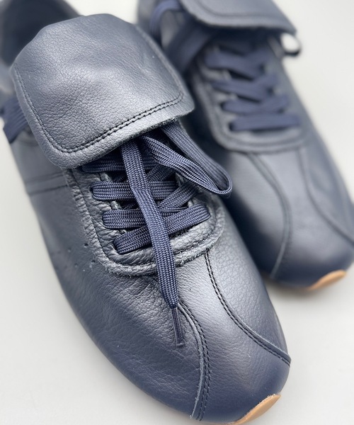 ストレス社会　doublet ヤマアラシスニーカー 折り返しシュータンソフトレザースニーカー（スニーカー