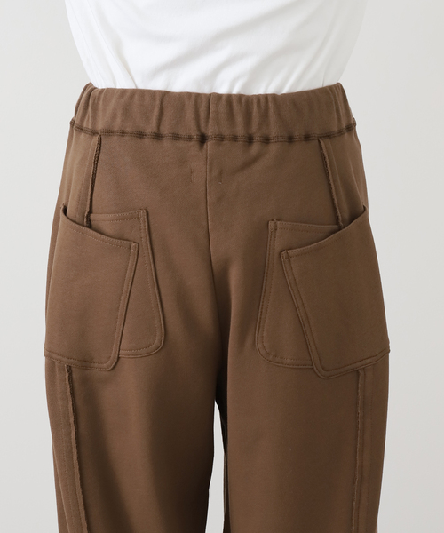OLD PARK(オールドパーク)の「OLD PARK BAGGY SWEAT PANTS OPSW-06:スウェットパンツ(スウェットパンツ・レディース・ホワイト・MEDIUM)」の9枚目の写真