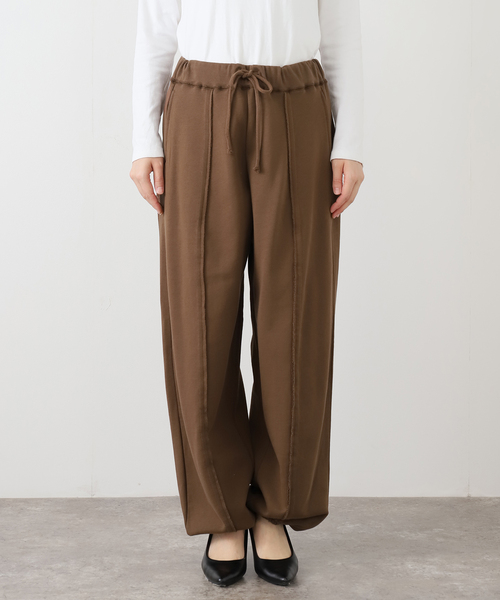 OLD PARK(オールドパーク)の「OLD PARK BAGGY SWEAT PANTS OPSW-06:スウェットパンツ(スウェットパンツ・レディース・ホワイト・MEDIUM)」の19枚目の写真