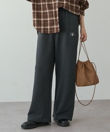 微フレアスウェットパンツ