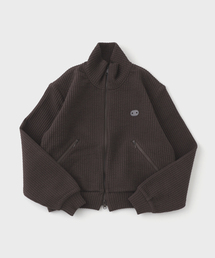 MATSUFUJI / マツフジ STRIPE JACQUARD STAND COLLAR JACKET