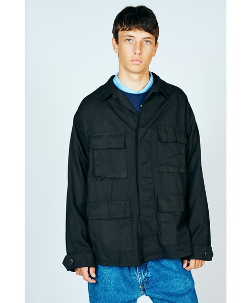 MILITARY（ミリタリー）の「US MILITARY / US MADE BDU TC TWILL JACKET（ミリタリージャケット・メンズ・ブラック・MEDIUM）」の9枚目の写真