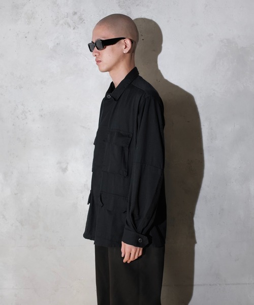 MILITARY（ミリタリー）の「US MILITARY / US MADE BDU TC TWILL JACKET（ミリタリージャケット・メンズ・ブラック・MEDIUM）」の14枚目の写真