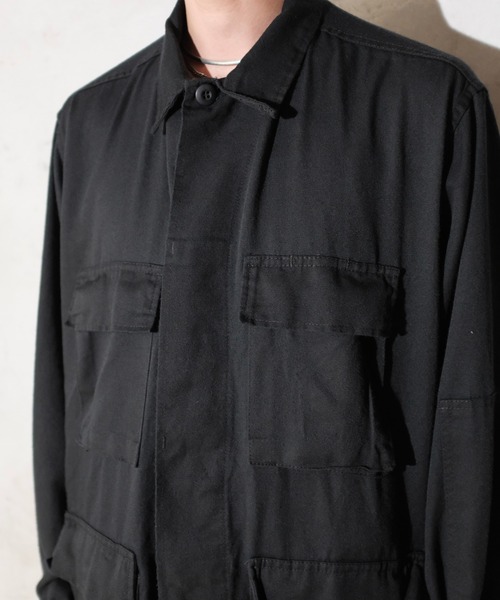 MILITARY（ミリタリー）の「US MILITARY / US MADE BDU TC TWILL JACKET（ミリタリージャケット・メンズ・ブラック・MEDIUM）」の16枚目の写真