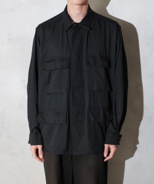 MILITARY（ミリタリー）の「US MILITARY / US MADE BDU TC TWILL JACKET（ミリタリージャケット・メンズ・ブラック・MEDIUM）」の13枚目の写真