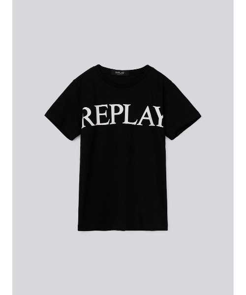 REPLAY(リプレイ)の「ボーイズ Tシャツ(Tシャツ/カットソー・キッズ・ブラック/ダークネイビー/ホワイト系・6Y/4Y/10Y/8Y/12Y)」の1枚目の写真