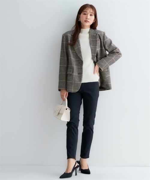 Petitjo(プッチージョ)の「小さいサイズ チェック柄シングルコート 身長さん・小柄女性(テーラードジャケット・レディース・チェック/その他・XS-S/M-L)」の19枚目の写真