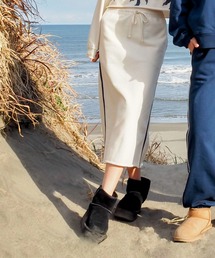 BILLABONG レディース 【SURF CAMP】TRIPLE PALMS SWEAT L スカート 【2025年秋冬モデル】/ビラボンセットアップ対応速乾サイドラインスウェットロングスカート