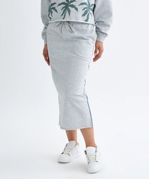 BILLABONG | BILLABONG レディース 【SURF CAMP】TRIPLE PALMS SWEAT L スカート 【2025年秋冬モデル】/ビラボンセットアップ対応速乾サイドラインスウェットロングスカート(スカート)