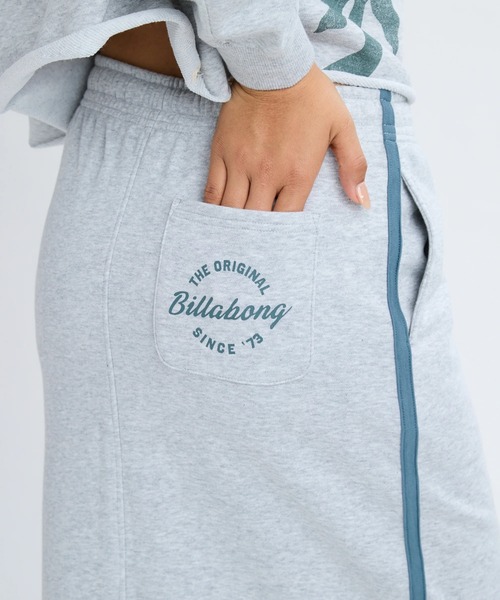 BILLABONG（ビラボン）の「BILLABONG レディース 【SURF CAMP】TRIPLE PALMS SWEAT L スカート 【2025年秋冬モデル】/ビラボンセットアップ対応速乾サイドラインスウェットロングスカート（スカート・レディース・ヘザーグレー/アイボリー・LARGE/MEDIUM）」の14枚目の写真