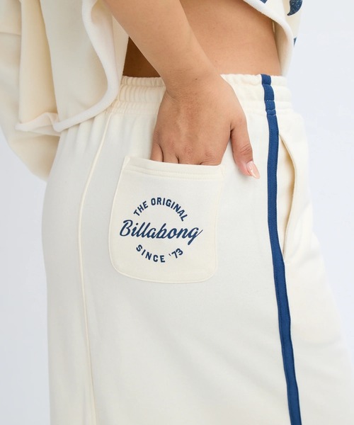 BILLABONG（ビラボン）の「BILLABONG レディース 【SURF CAMP】TRIPLE PALMS SWEAT L スカート 【2025年秋冬モデル】/ビラボンセットアップ対応速乾サイドラインスウェットロングスカート（スカート・レディース・ヘザーグレー/アイボリー・LARGE/MEDIUM）」の8枚目の写真
