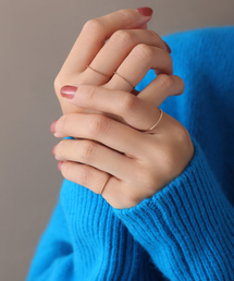 Lilas リラ　シンプルリング　YG K10 15号 シンプルピンキーリングWG K10（リング）｜Lilas（リラ）の通販