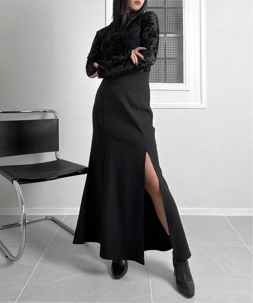 セール】【LVEU.】ベロアレースシアートップス / トップス カットソー