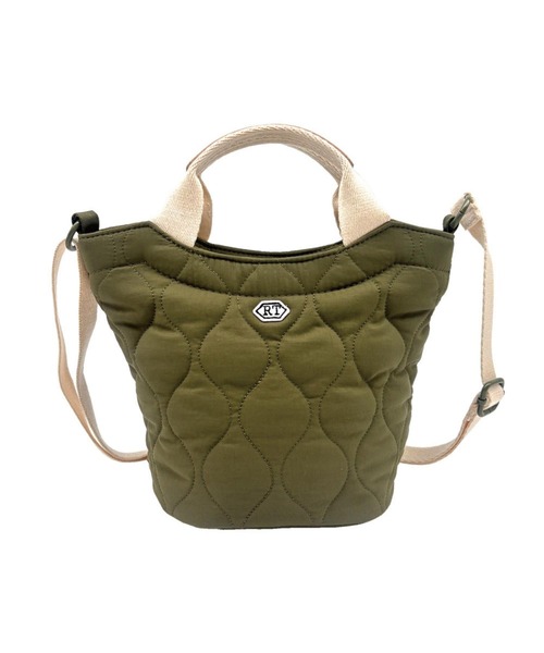 ROOTOTE（ルートート）の「ルートート / SN.べビールー.2way.ミリタリーキルト-A（ショルダーバッグ・レディース・レッド/グリーン/キャメル/ブラック/カーキ/グレー・FREE）」の3枚目の写真