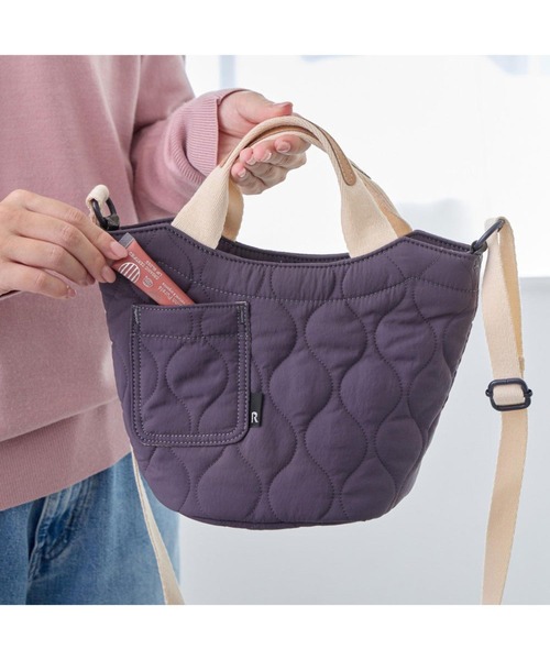 ROOTOTE（ルートート）の「ルートート / SN.べビールー.2way.ミリタリーキルト-A（ショルダーバッグ・レディース・レッド/グリーン/キャメル/ブラック/カーキ/グレー・FREE）」の14枚目の写真