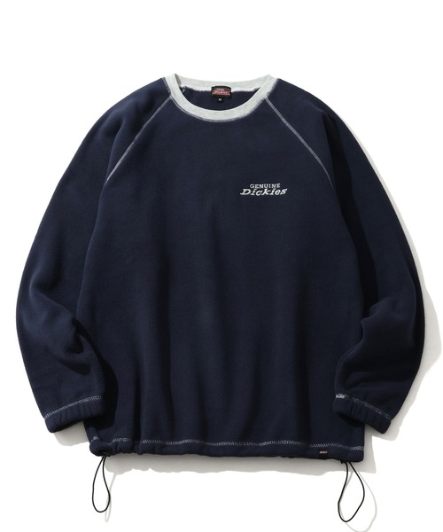 Dickies（ディッキーズ）の「【GENUINE DICKIES/ジェニュインディッキーズ】フリース ドロスト クループルオーバー（スウェット・メンズ・スミクロ/ネイビー/グリーン/アッシュグレー・M/XL/L）」の8枚目の写真