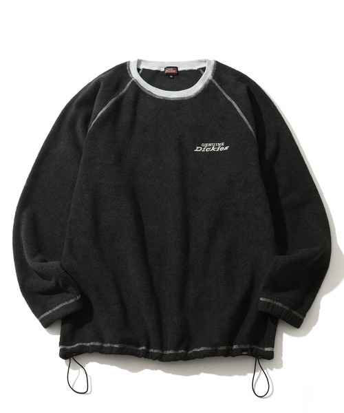 Dickies（ディッキーズ）の「【GENUINE DICKIES/ジェニュインディッキーズ】フリース ドロスト クループルオーバー（スウェット・メンズ・スミクロ/ネイビー/グリーン/アッシュグレー・M/XL/L）」の5枚目の写真