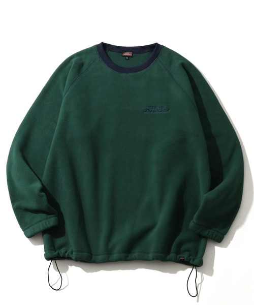 新品♦❄ディキーズ❄♦ワッフルワンポイント　トレーナー♦３Ｌ♦オリーブ色 セール】【GENUINE DICKIES/ジェニュインディッキーズ】フリース