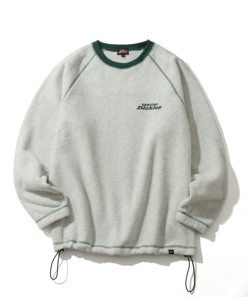 Dickies（ディッキーズ）の「【GENUINE DICKIES/ジェニュインディッキーズ】フリース ドロスト クループルオーバー（スウェット・メンズ・スミクロ/ネイビー/グリーン/アッシュグレー・M/XL/L）」の6枚目の写真
