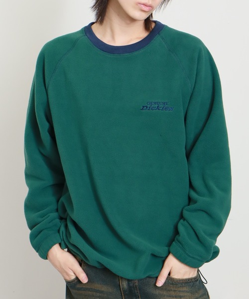 Dickies（ディッキーズ）の「【GENUINE DICKIES/ジェニュインディッキーズ】フリース ドロスト クループルオーバー（スウェット・メンズ・スミクロ/ネイビー/グリーン/アッシュグレー・M/XL/L）」の20枚目の写真