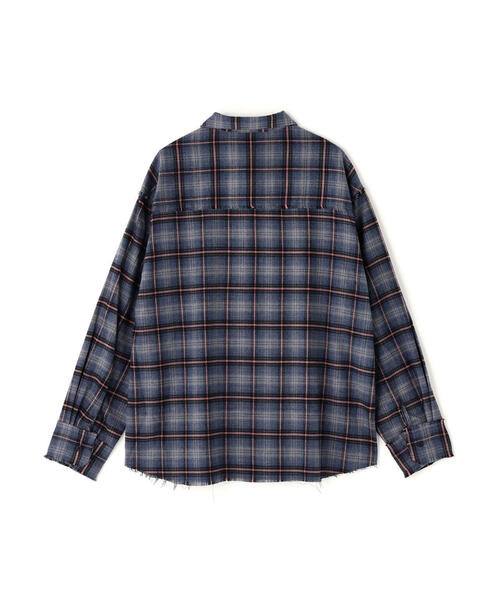 ダンケシェーン　チェックアウター セール】DankeSchon/ダンケシェーン/QUILT CHECK SHIRT JACKET