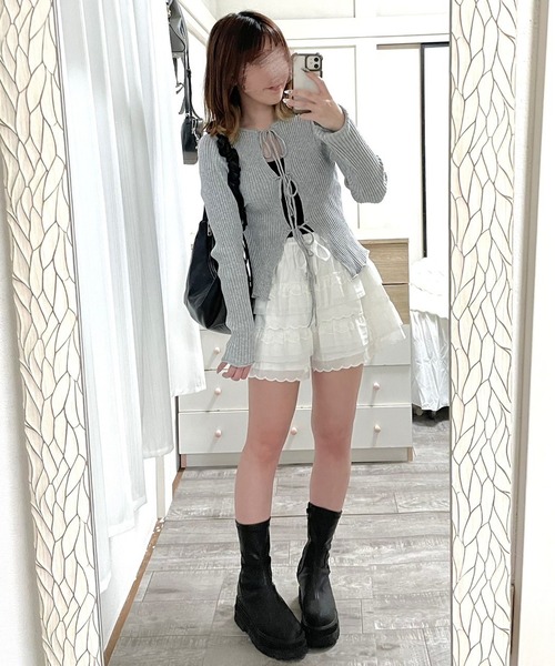 etta(エタ)の「フリルショートパンツ(その他パンツ・レディース・ホワイト・FREE)」の1枚目の写真