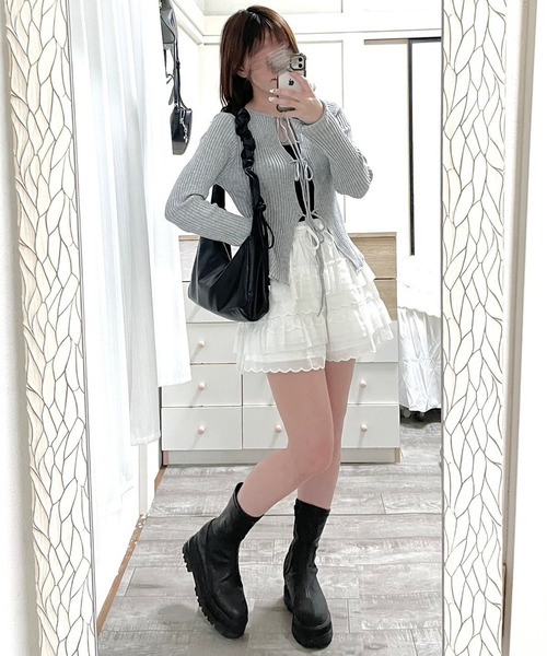 etta(エタ)の「フリルショートパンツ(その他パンツ・レディース・ホワイト・FREE)」の3枚目の写真