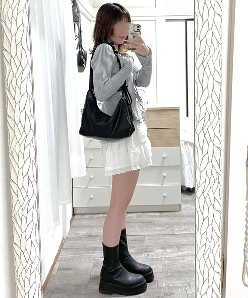 etta(エタ)の「フリルショートパンツ(その他パンツ・レディース・ホワイト・FREE)」の4枚目の写真