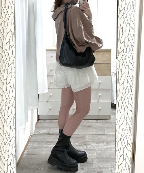 etta(エタ)の「フリルショートパンツ(その他パンツ・レディース・ホワイト・FREE)」の7枚目の写真