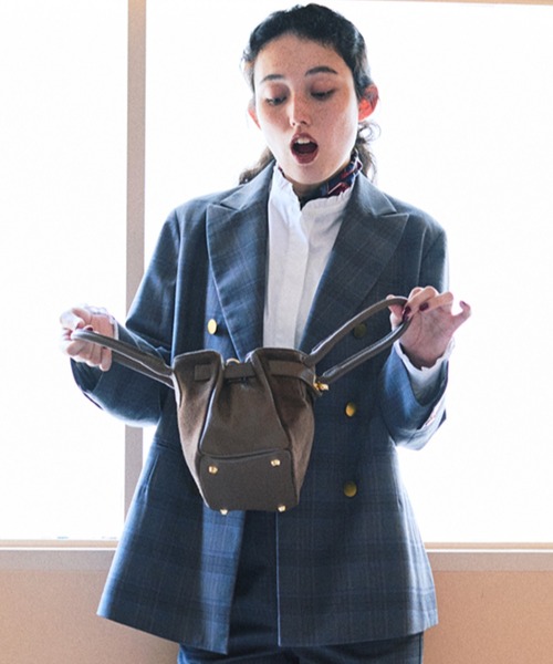 human woman（ヒューマンウーマン）の「◆スタンドフリルブラウス（シャツ/ブラウス・レディース・ホワイト/ホワイト系その他3/ブルー系その他3・MEDIUM）」の8枚目の写真