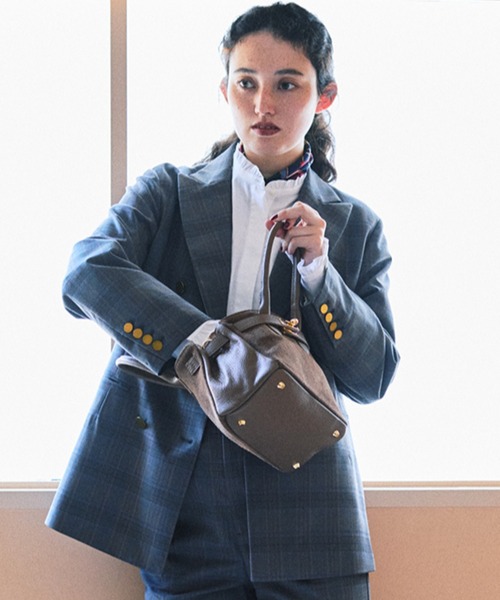 human woman（ヒューマンウーマン）の「◆スタンドフリルブラウス（シャツ/ブラウス・レディース・ホワイト/ホワイト系その他3/ブルー系その他3・MEDIUM）」の9枚目の写真