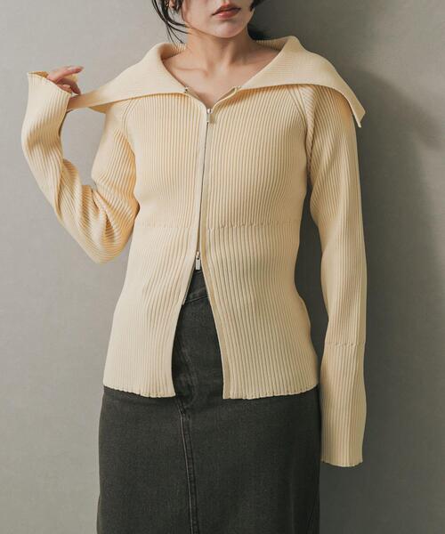 セール】ビックカラージップセーター（ニット/セーター）｜SENSE OF