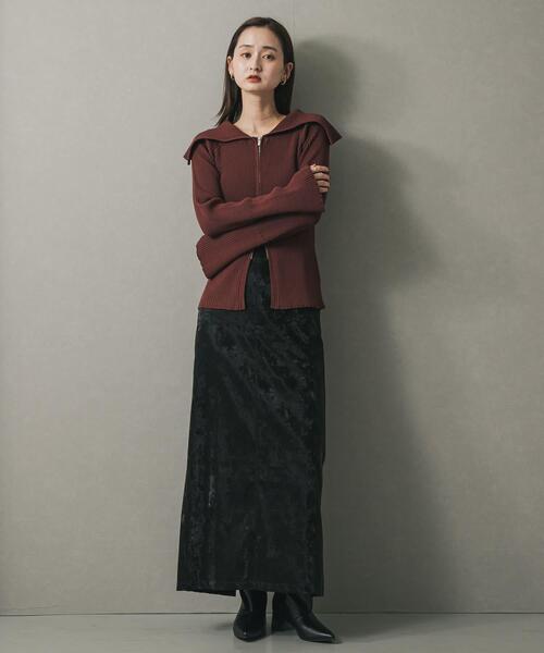 セール】ビックカラージップセーター（ニット/セーター）｜SENSE OF