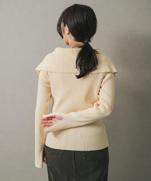 セール】ビックカラージップセーター（ニット/セーター）｜SENSE OF