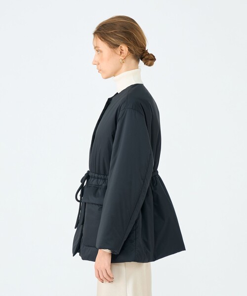 BALLSEY（ボールジィ）の「タイニーリップ ドロストショートコート（その他アウター・レディース・グレー/ブラック・36）」の6枚目の写真