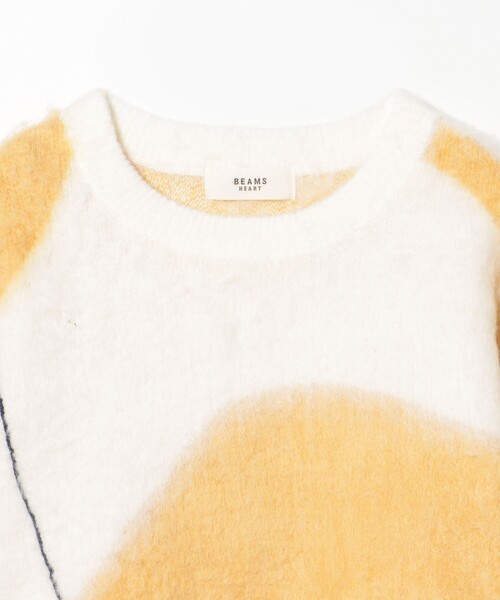 BEAMS HEART(ビームスハート)の「ニュアンス シャギー ニット(ニット/セーター・レディース・ホワイト系その他5/チャコールグレー/ピンク・FREE)」の17枚目の写真