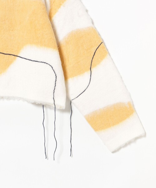 BEAMS HEART(ビームスハート)の「ニュアンス シャギー ニット(ニット/セーター・レディース・ホワイト系その他5/チャコールグレー/ピンク・FREE)」の18枚目の写真