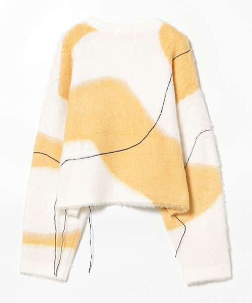 BEAMS HEART(ビームスハート)の「ニュアンス シャギー ニット(ニット/セーター・レディース・ホワイト系その他5/チャコールグレー/ピンク・FREE)」の19枚目の写真