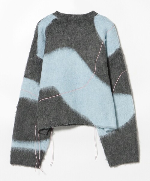 BEAMS HEART(ビームスハート)の「ニュアンス シャギー ニット(ニット/セーター・レディース・ホワイト系その他5/チャコールグレー/ピンク・FREE)」の22枚目の写真