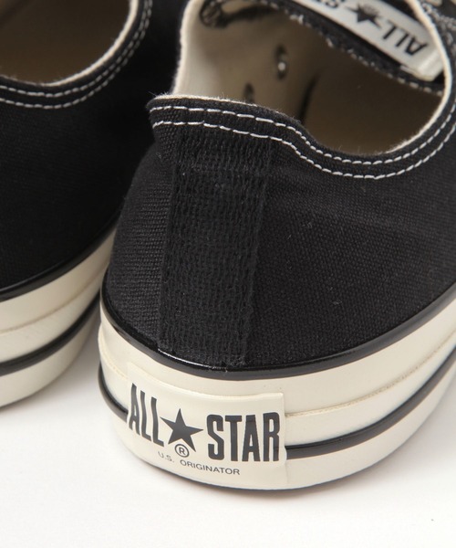 CONVERSE(コンバース)の「【CONVERSE】 ALL STAR US OX(26.5cm/27.5cm)(スニーカー・メンズ・ブラック・LARGE/MEDIUM)」の2枚目の写真