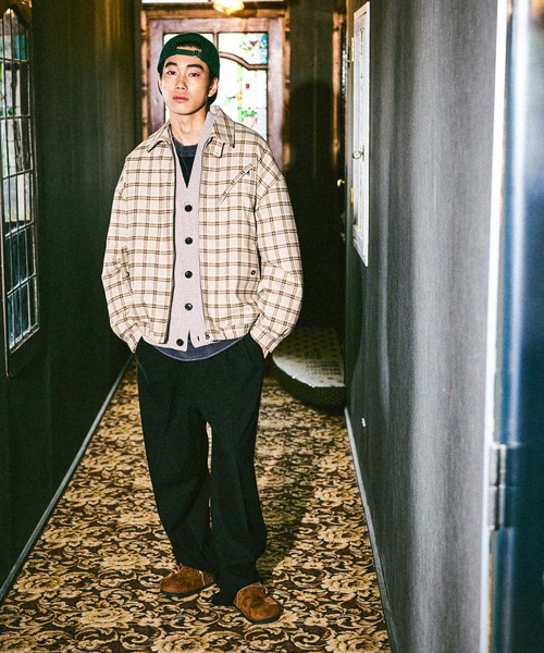 Niko and チェック スイングトップ ジャケット M niko and ｜チェックスイングトップブルゾン | Rakuten Fashion